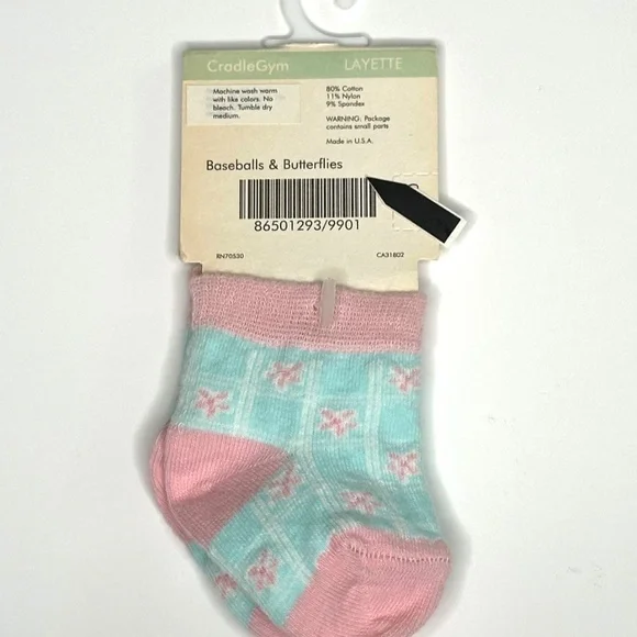 Vintage Gymboree Socks • Size: Up to 3 Months • NEW - Picture 4 of 5